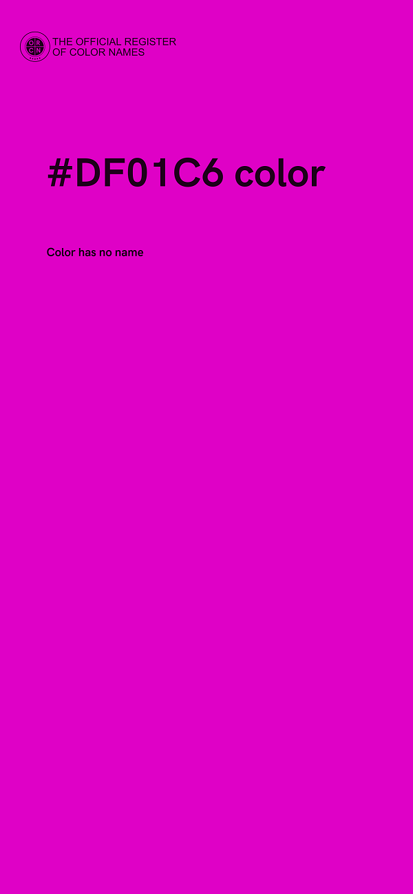 #DF01C6 color image