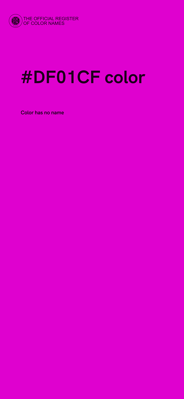 #DF01CF color image