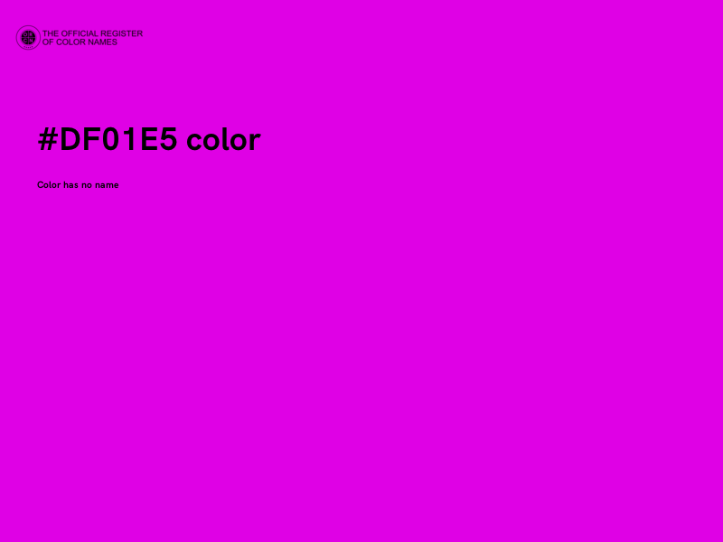 #DF01E5 color image