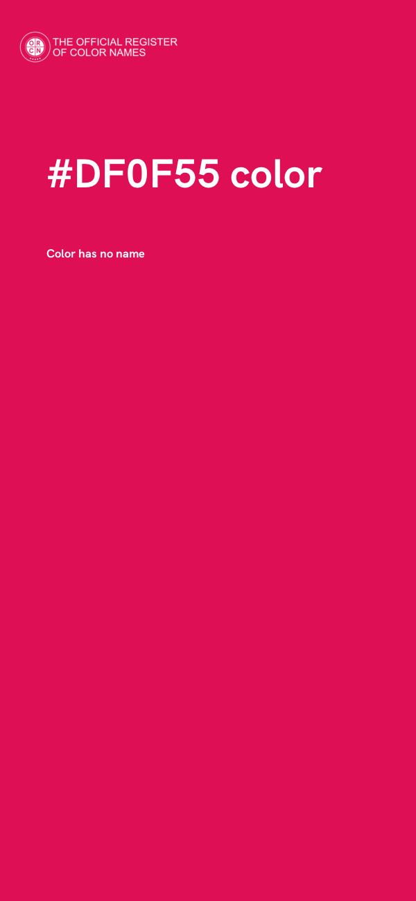 #DF0F55 color image