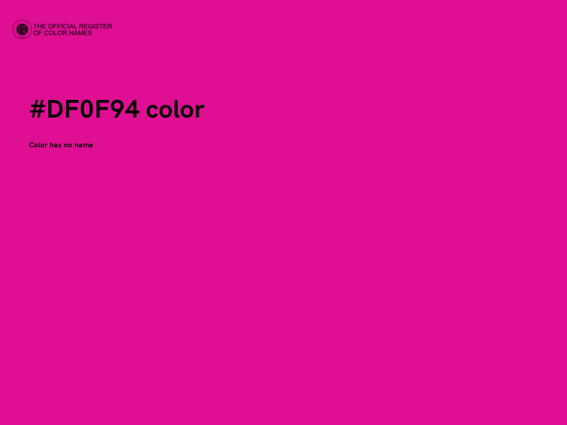 #DF0F94 color image