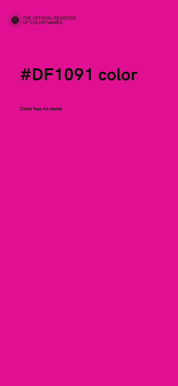 #DF1091 color image