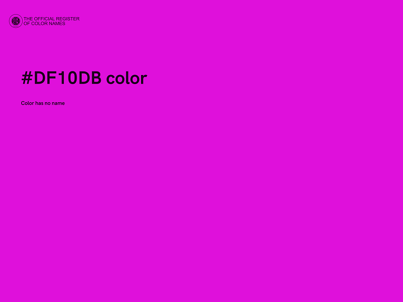 #DF10DB color image