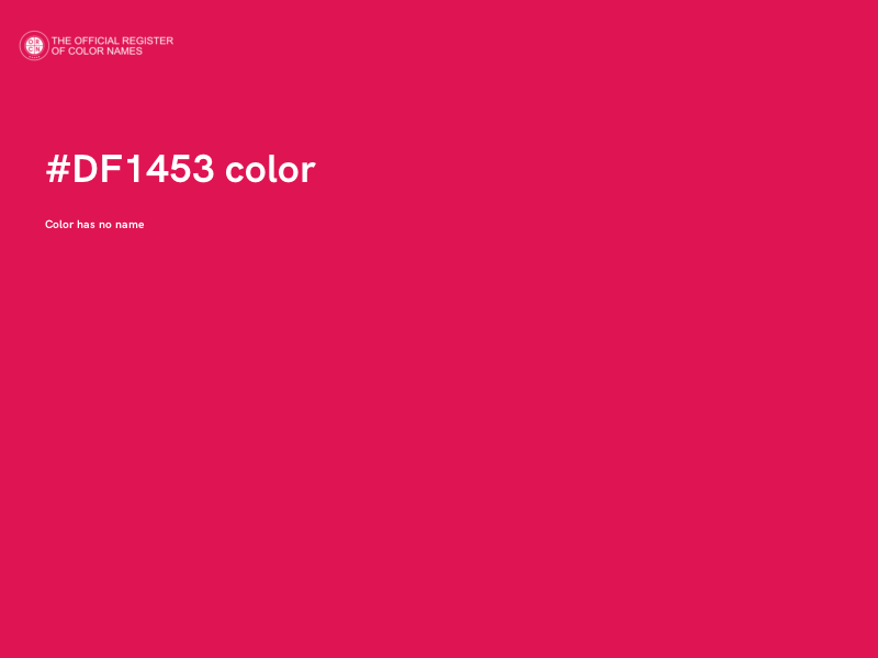 #DF1453 color image