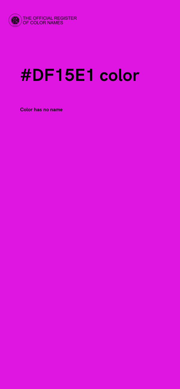 #DF15E1 color image