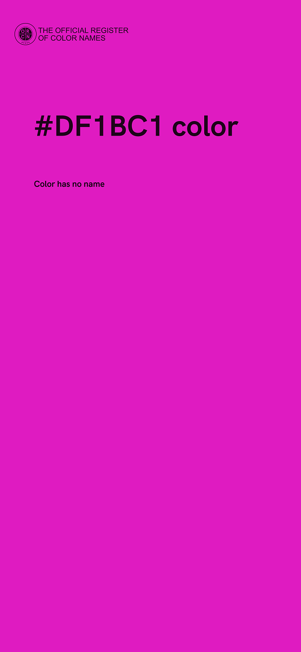#DF1BC1 color image