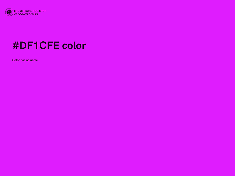 #DF1CFE color image