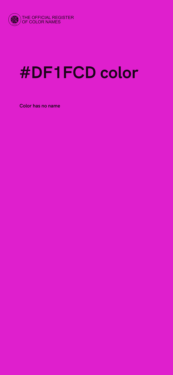 #DF1FCD color image