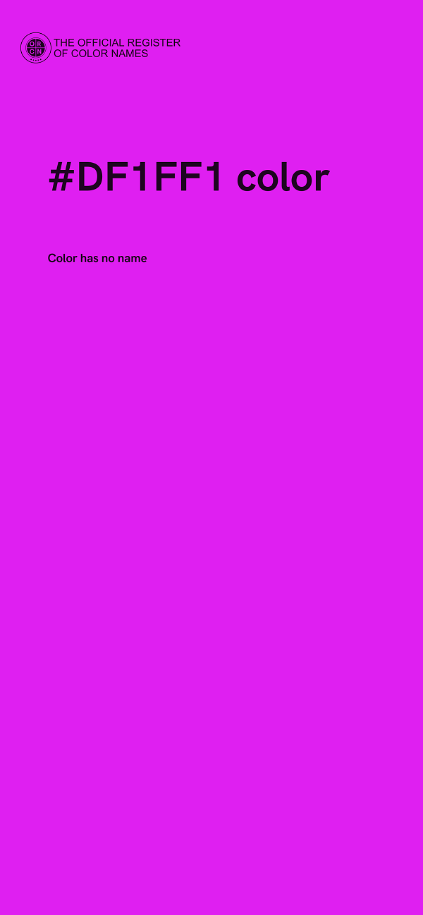 #DF1FF1 color image