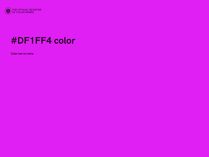 #DF1FF4 color image