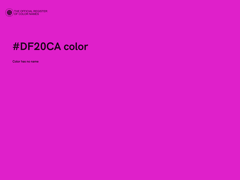 #DF20CA color image