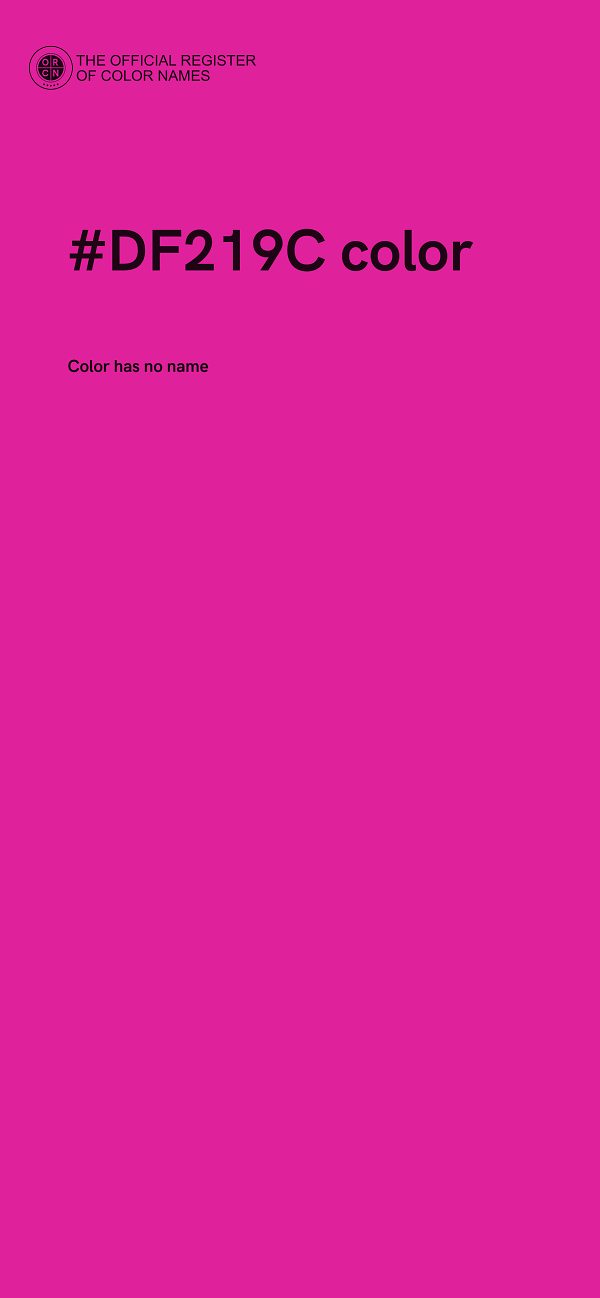 #DF219C color image