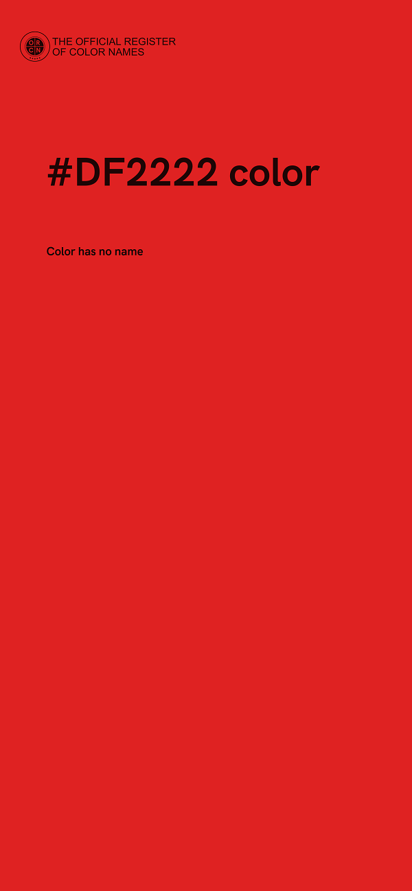 #DF2222 color image