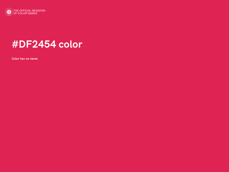 #DF2454 color image