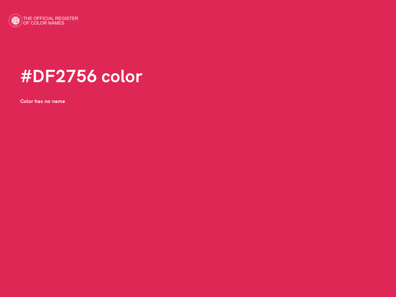 #DF2756 color image
