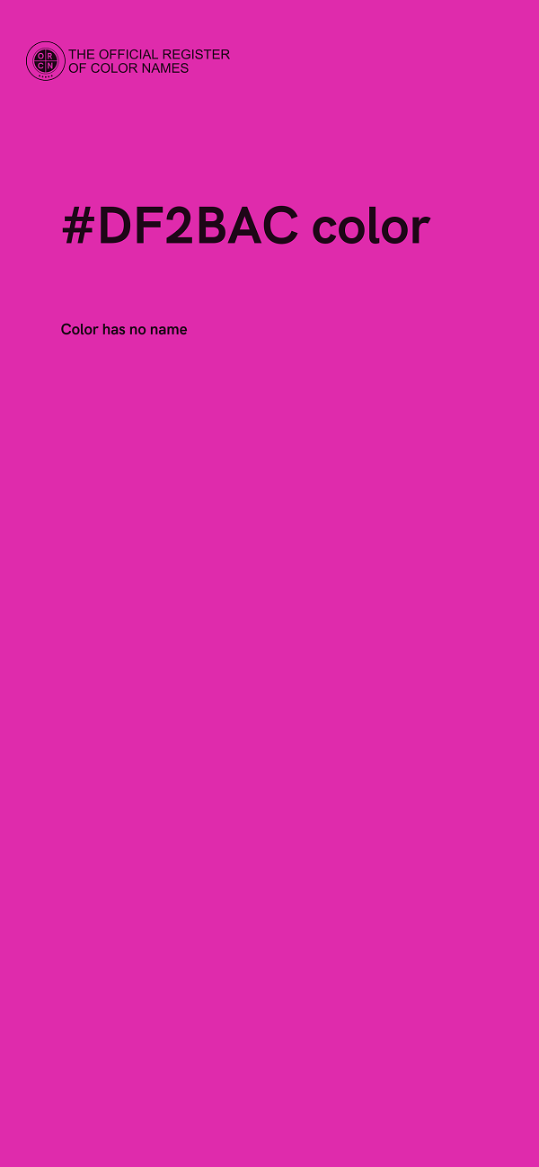 #DF2BAC color image