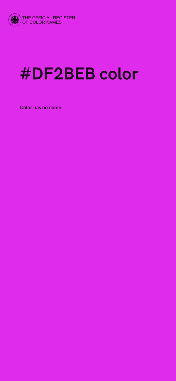 #DF2BEB color image