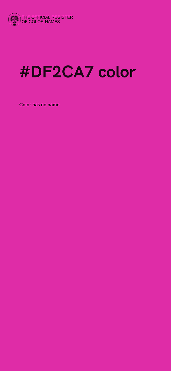 #DF2CA7 color image