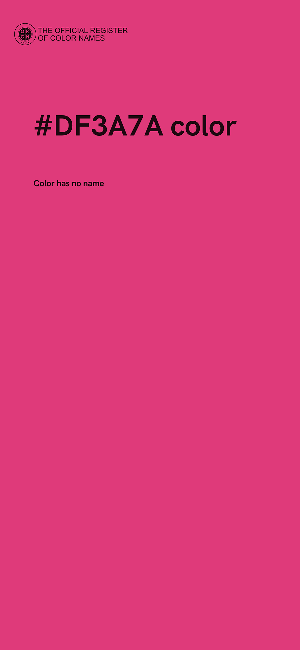 #DF3A7A color image