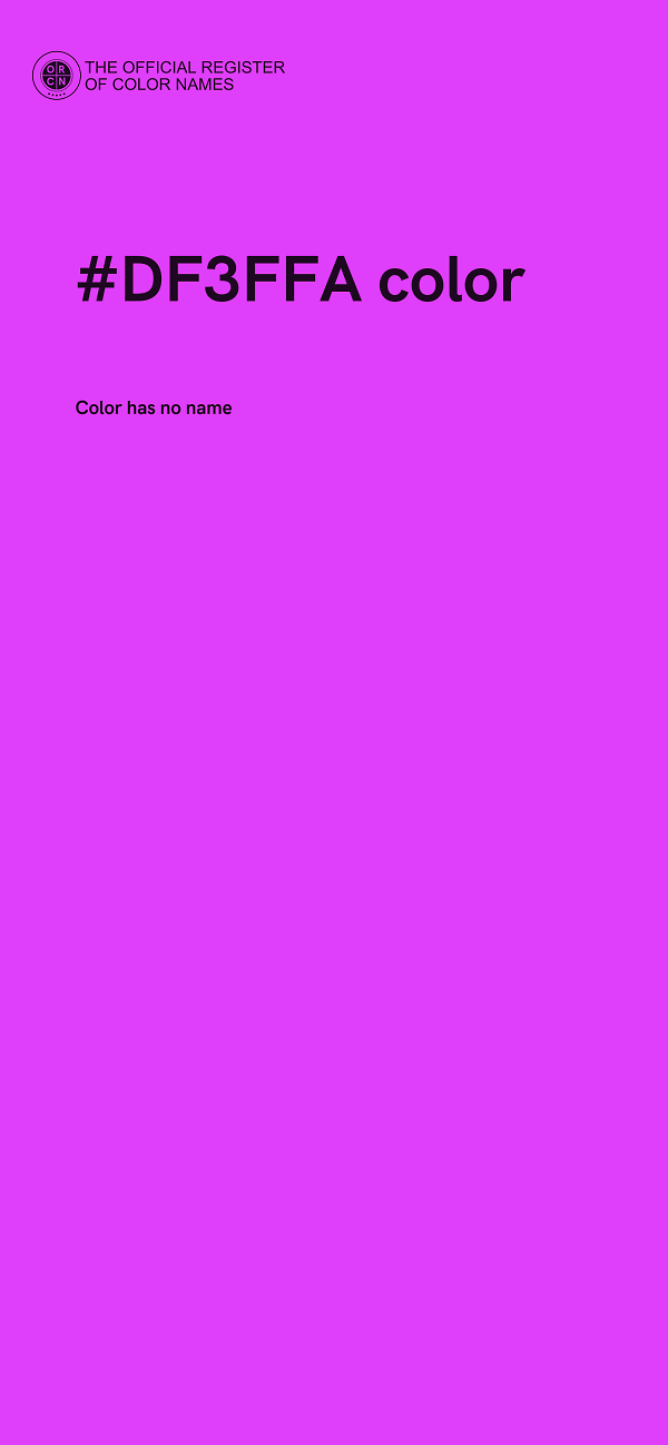 #DF3FFA color image