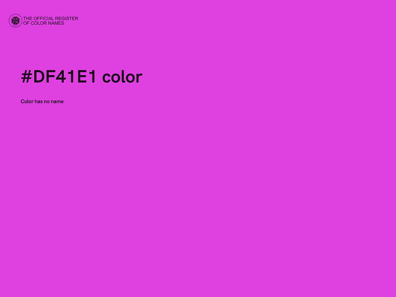 #DF41E1 color image