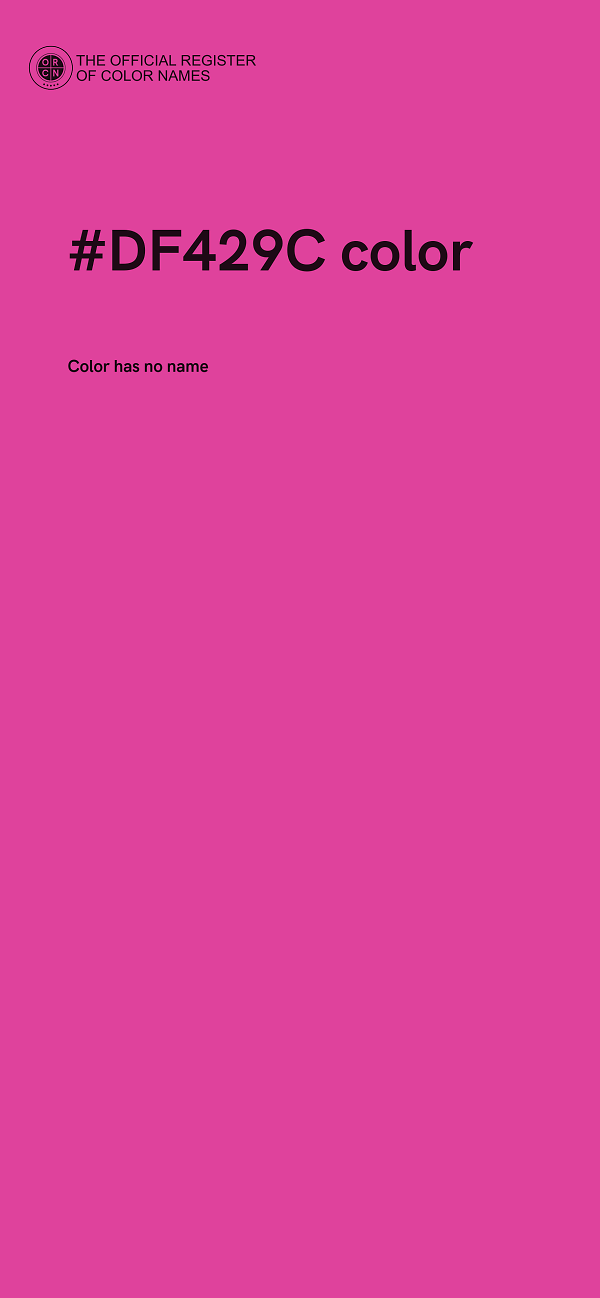 #DF429C color image