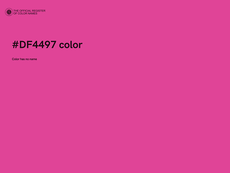 #DF4497 color image