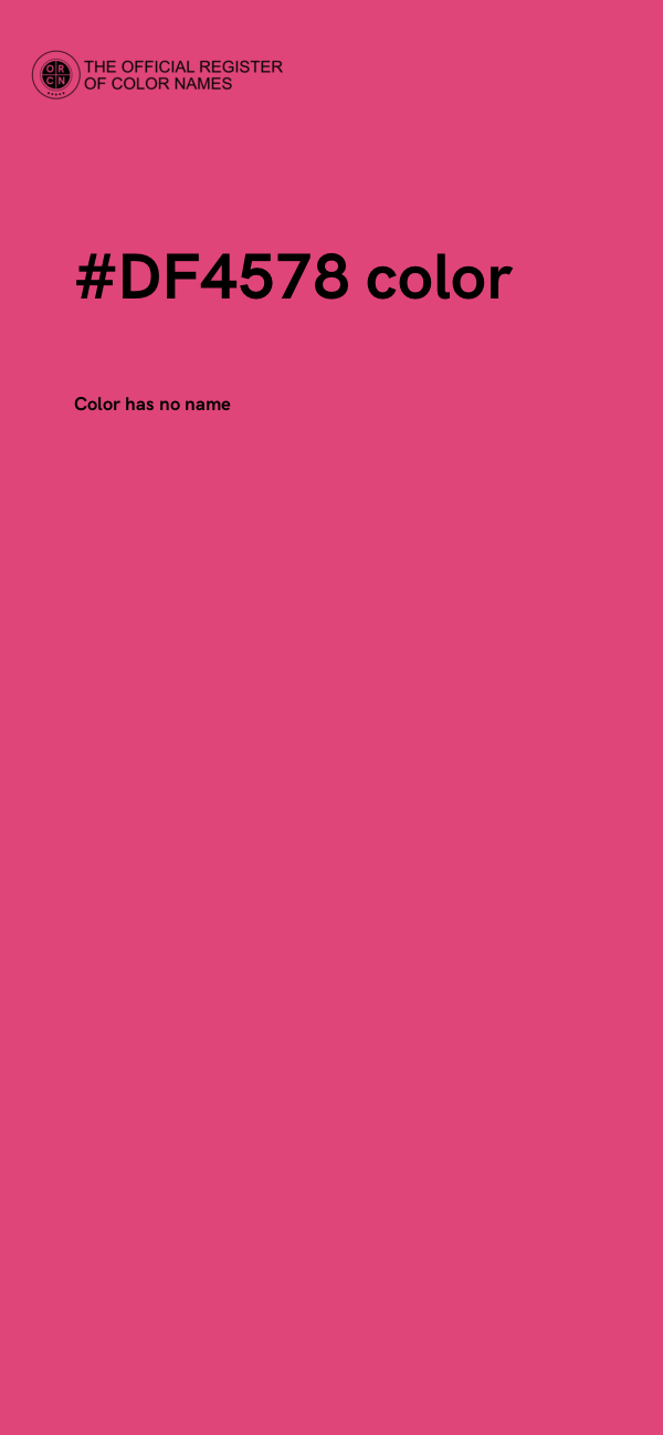 #DF4578 color image