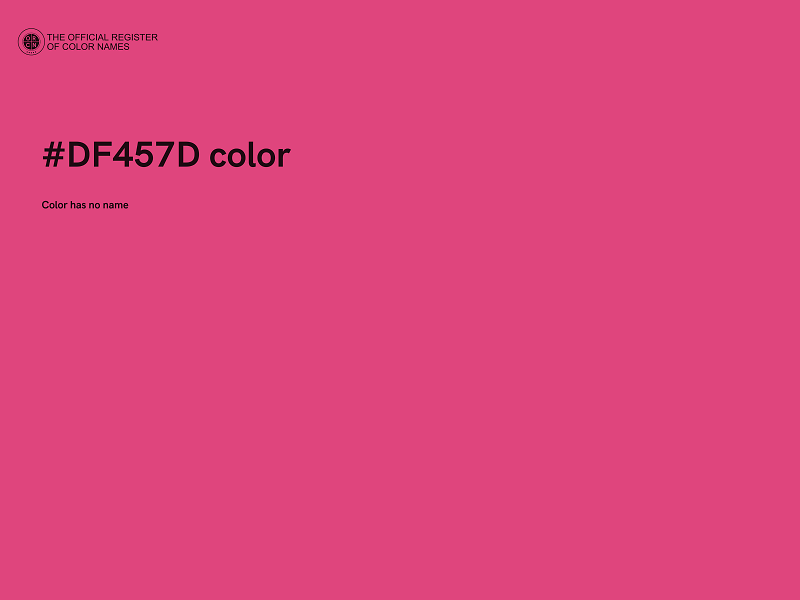 #DF457D color image