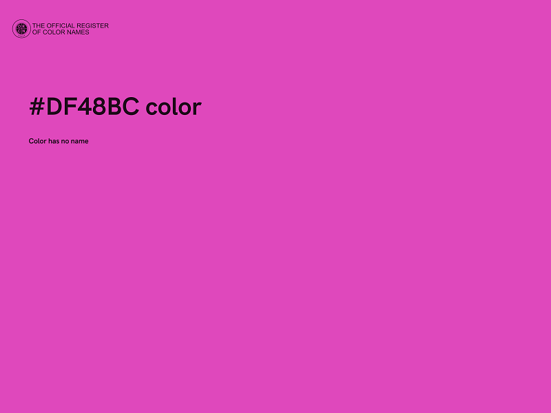 #DF48BC color image