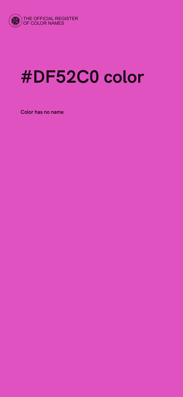 #DF52C0 color image