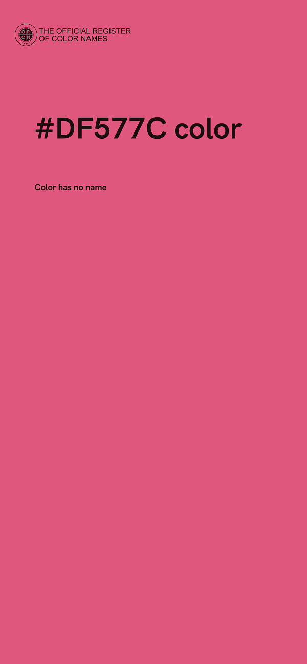 #DF577C color image