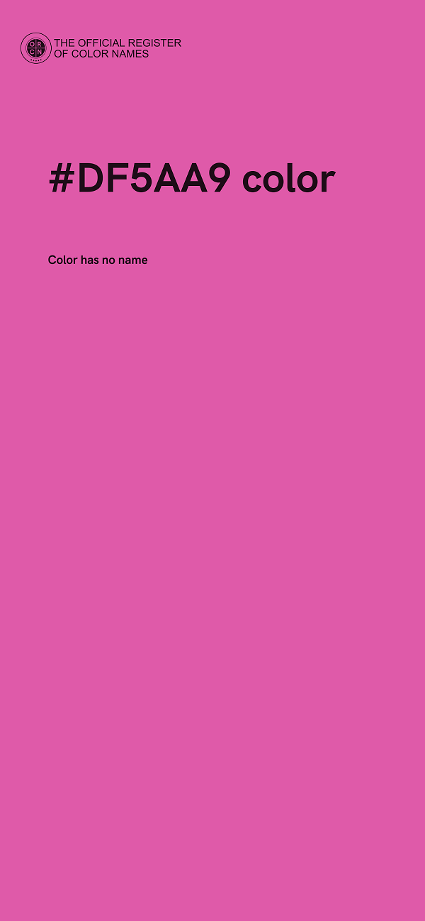 #DF5AA9 color image