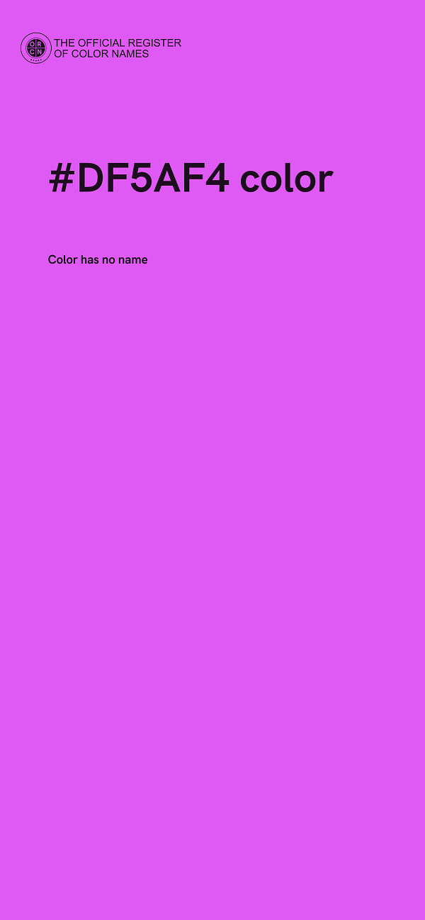 #DF5AF4 color image