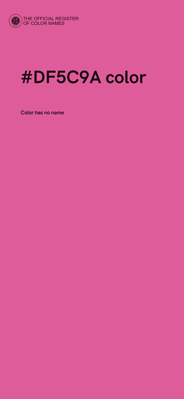 #DF5C9A color image