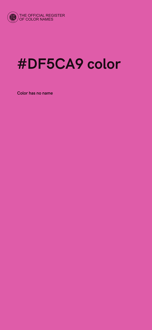 #DF5CA9 color image