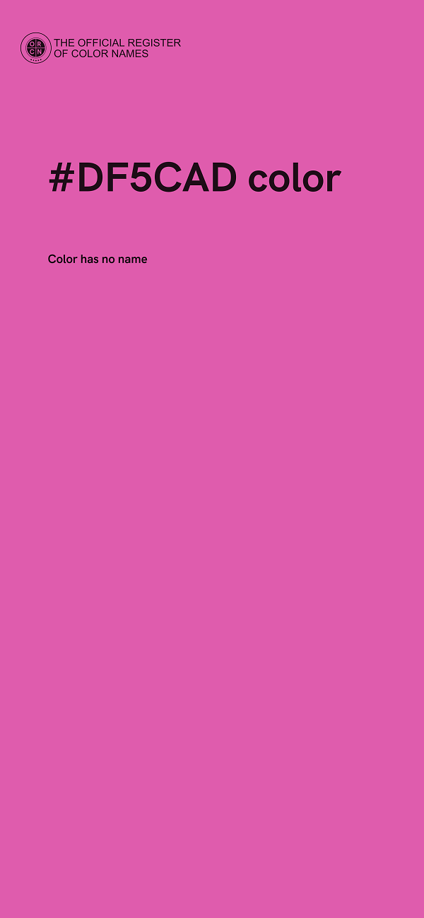 #DF5CAD color image