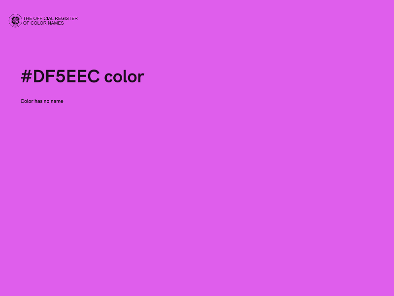 #DF5EEC color image