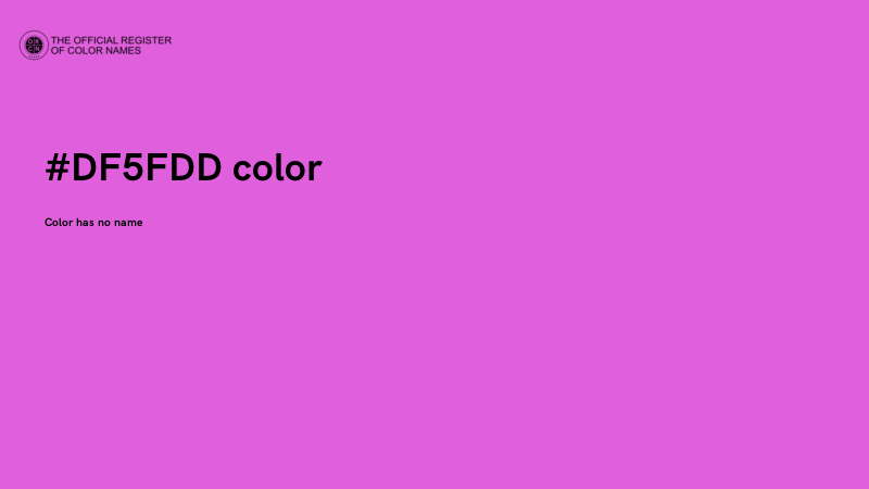 #DF5FDD color image
