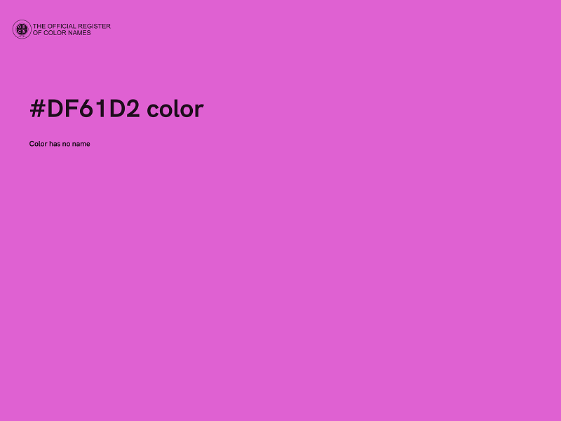 #DF61D2 color image