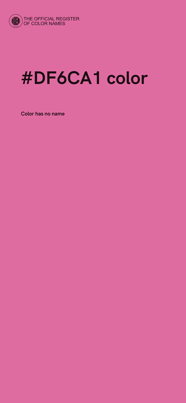 #DF6CA1 color image