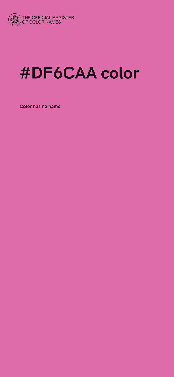 #DF6CAA color image
