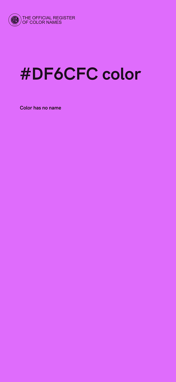 #DF6CFC color image