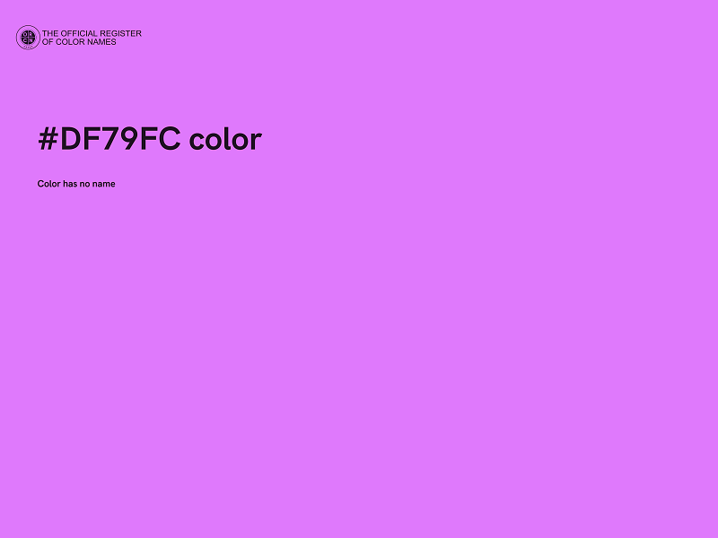 #DF79FC color image