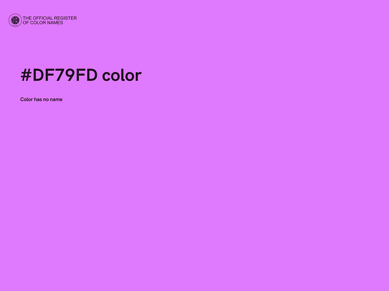 #DF79FD color image