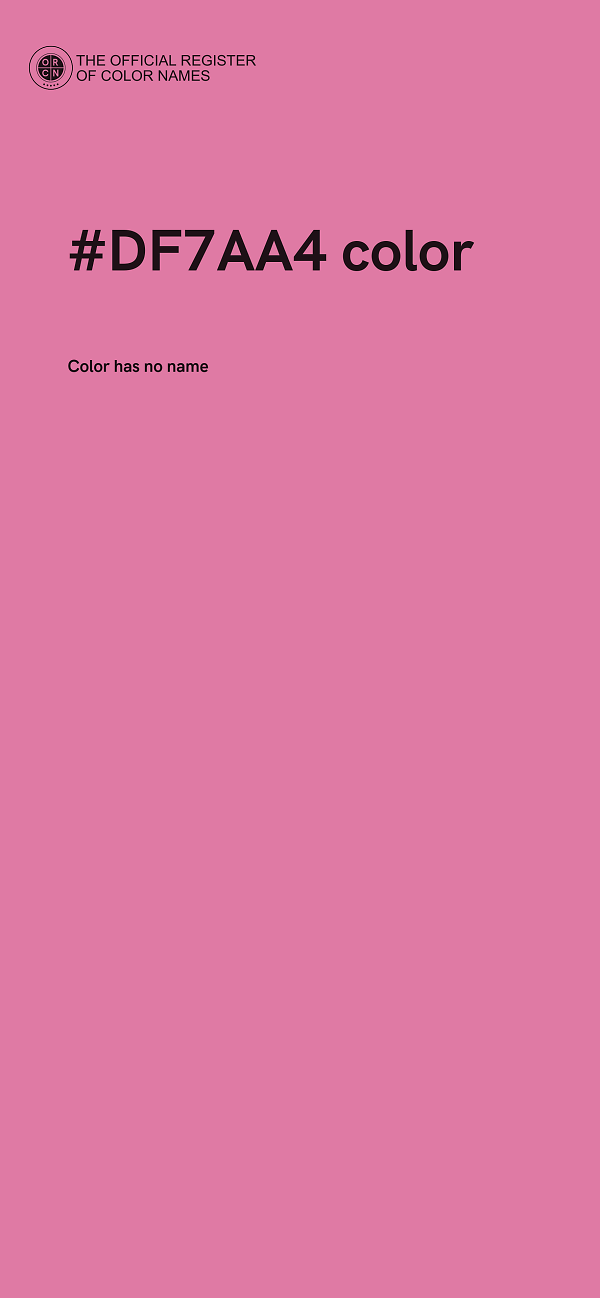 #DF7AA4 color image