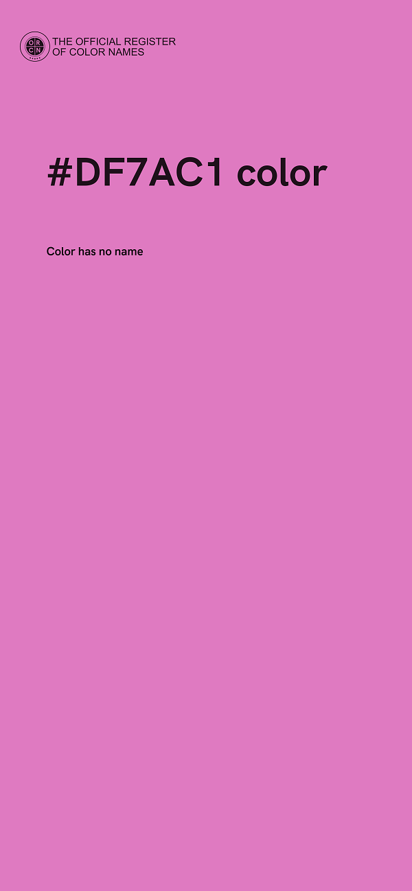 #DF7AC1 color image