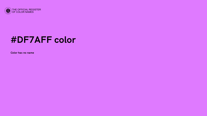 #DF7AFF color image