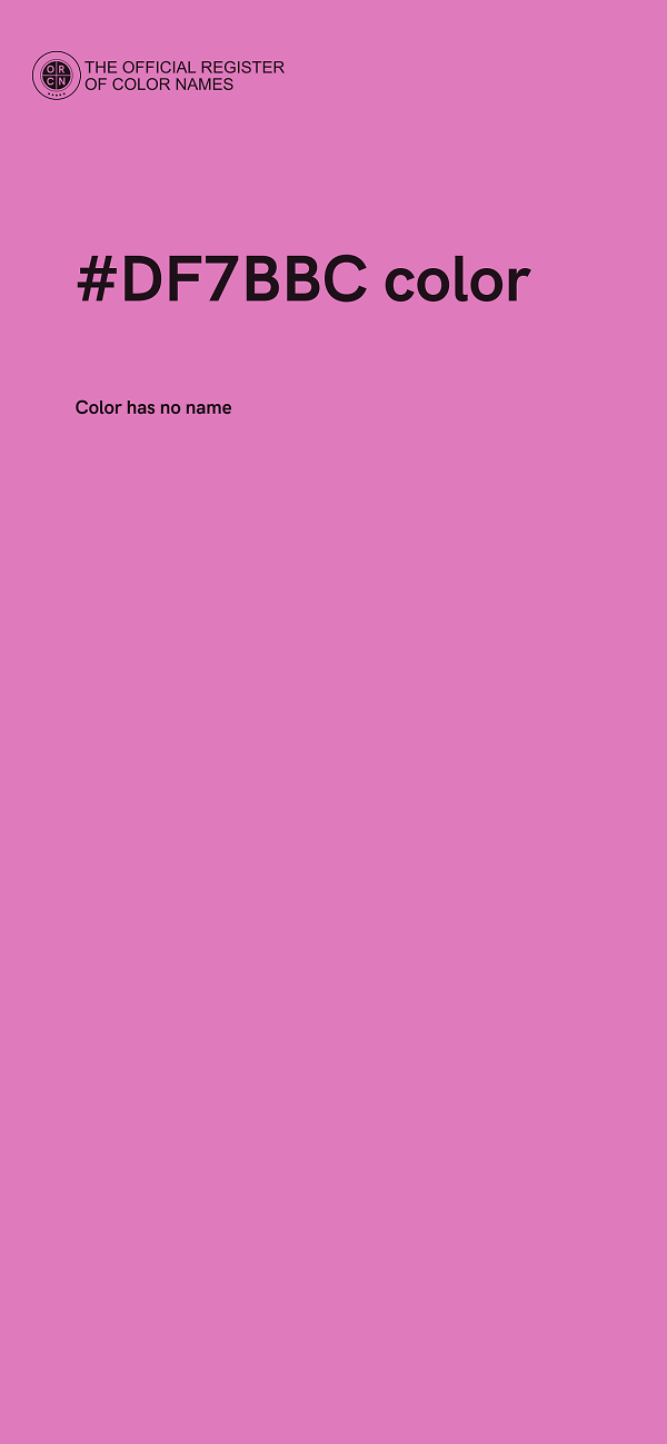#DF7BBC color image
