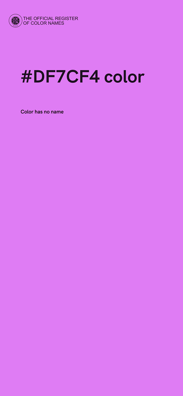 #DF7CF4 color image